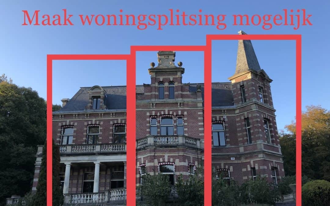 maak splitsing mogelijk